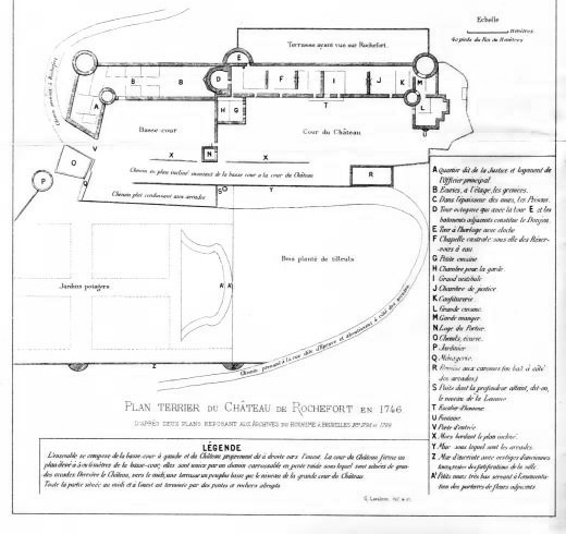 plan terrier en 1746