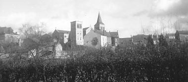 l'église en 1945