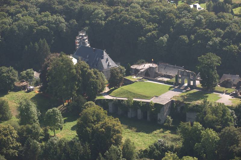 Château et rue Jacquet au XVIIe